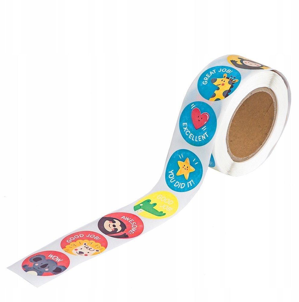 Naklejki motywacyjne 2,5cm - symbole 500szt