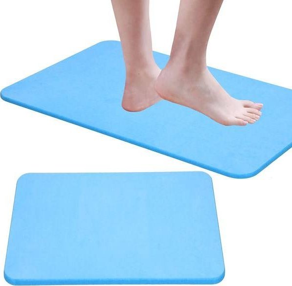 Springos Mata antypoślizgowa 40x60cm niebieski