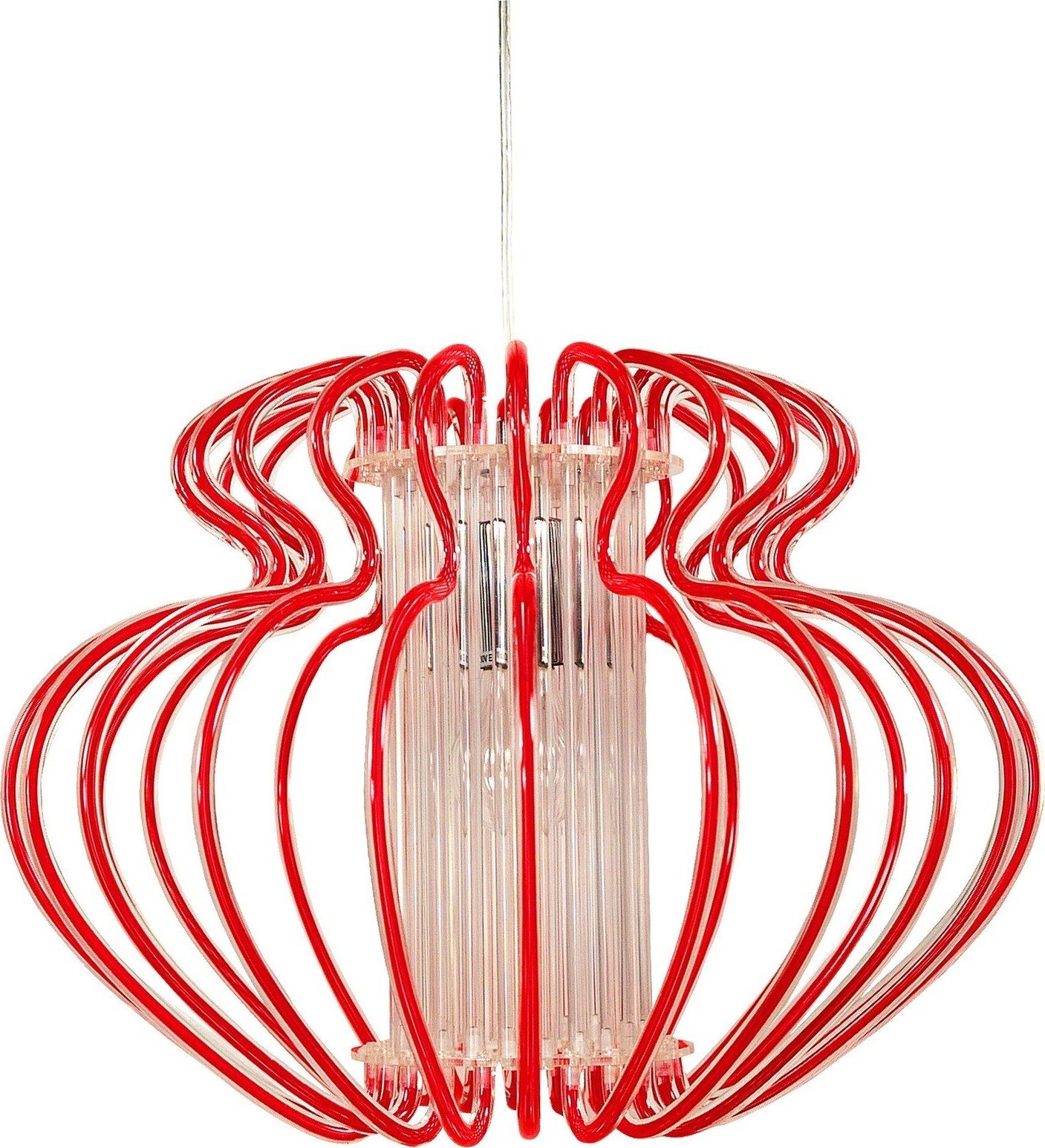 Lampa wisząca Candellux Imperia nowoczesna czerwony (31-36578)