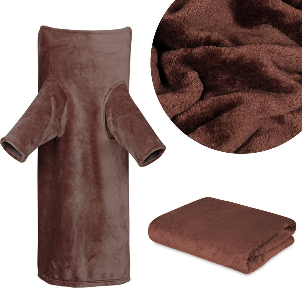 Matex Koc 150 x 210 Mikrofibra z Rękawami Kangoo 18