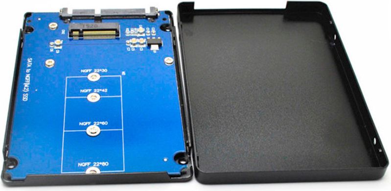 Kieszeń MicroStorage M.2 do 2.5" SATA (MSNX1001B)