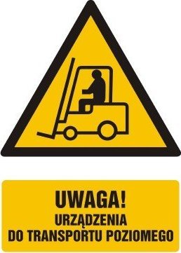PL GF013 Uwaga - urządzenie do transportu poziomego