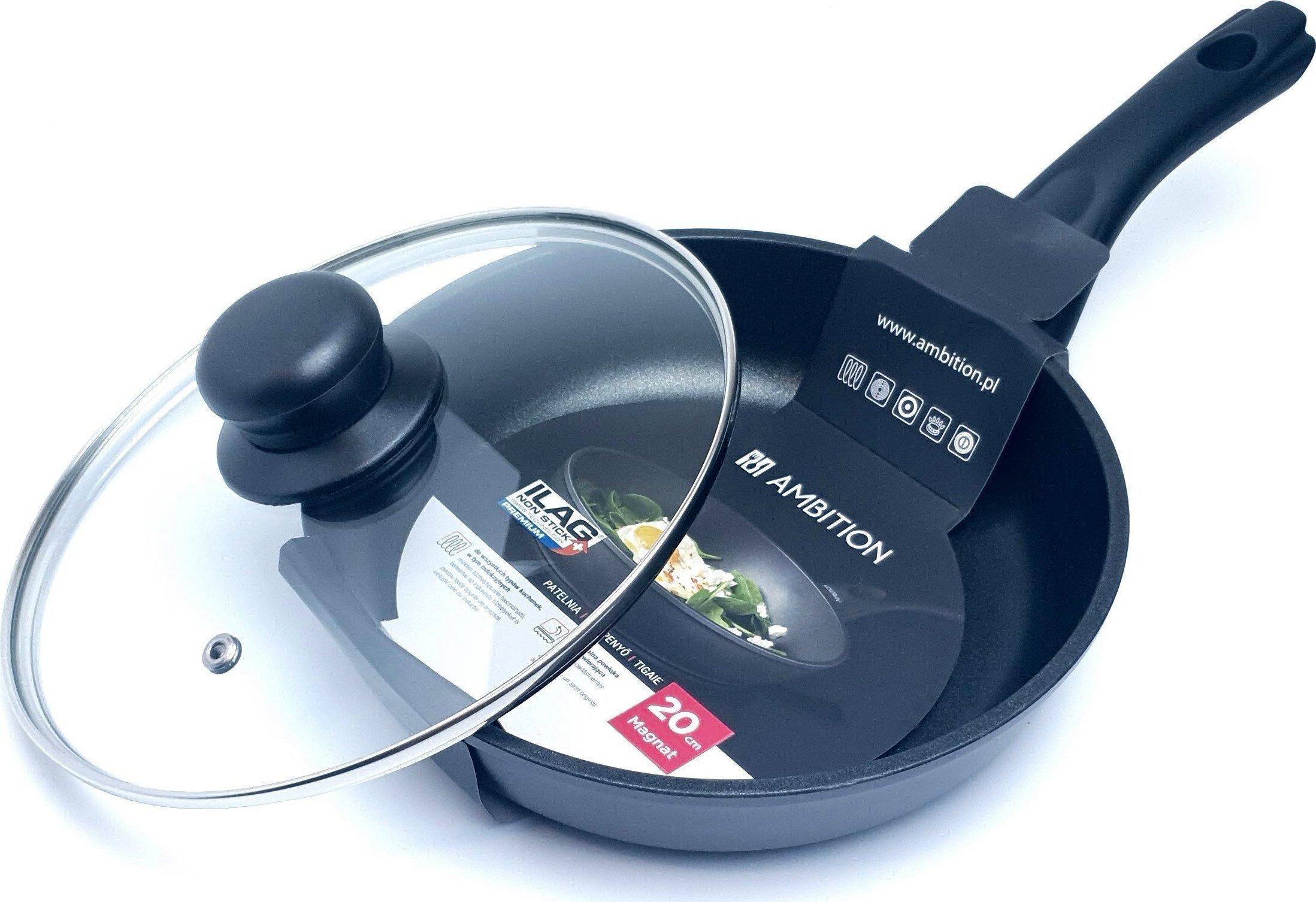 Patelnia Ambition ILAG 20cm 2szt.
