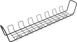 Roline Korytko kablowe ROLINE Grid do montażu pod biurkiem (2 szt.), czarne