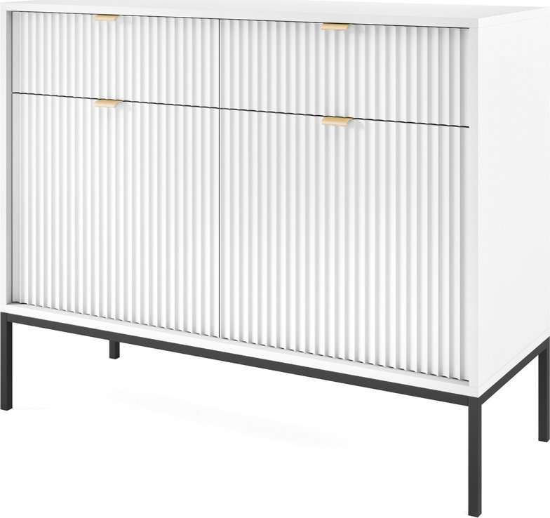 Ravio Dwudrzwiowa komoda Kioto KSZ104 w kolorze białym