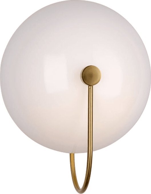 Kinkiet Copel Ścienna lampa CGHAAGW kula LED 7W kinkiet mosiądz biały