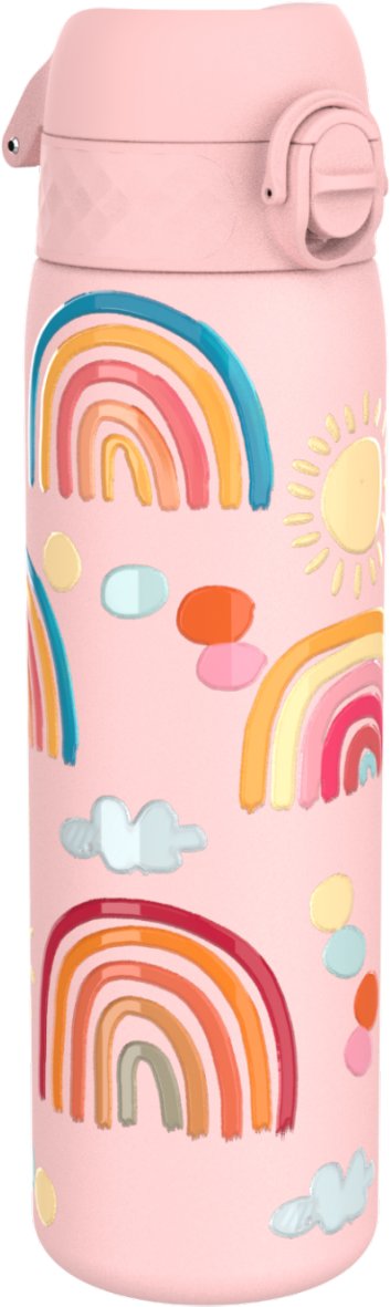 Butelka stalowa Ion8 Rainbows 600ml, lekka, szczelna, z ustnikiem