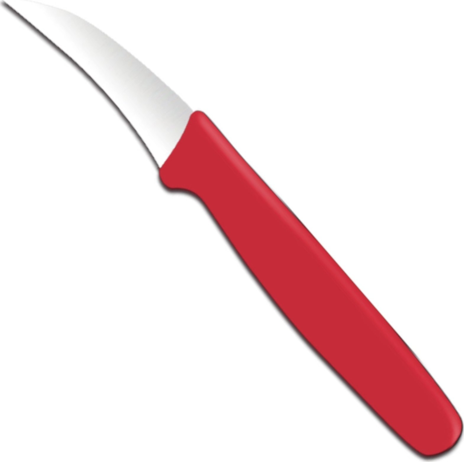 Hendi Nóż do obierania z wygiętym ostrzem 158 mm - czerwony Nóż do obierania z wygiętym ostrzem 158 mm - czerwony