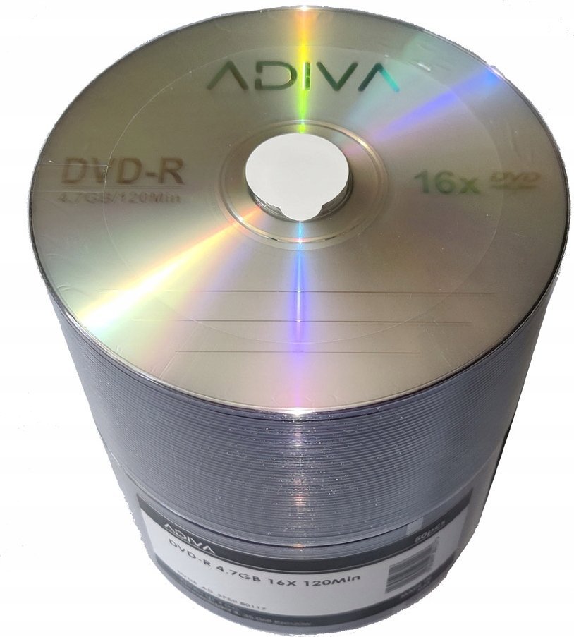 Adiva DVD-R 4.7GB 16x | szpindel 50 | 0117