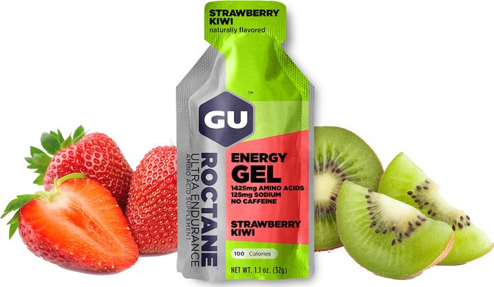 GU Roctane Energy Gel smak Strawberry & Kiwi - termin przydatności 03/2022 Uniwersalny