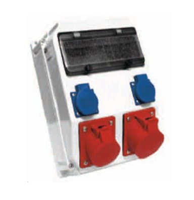 PCE Rozdzielnica stacjonarna serii Delata typ Adamów 32/5 16/5 2GS IP54 (9036830W)