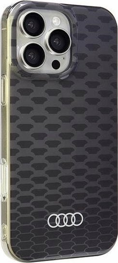 Audi Audi IML Stitching Pattern MagSafe iPhone 16 Pro Max 6.9" czarny/black hardcase AU-IMLMIP16PM-Q5/D3-BK