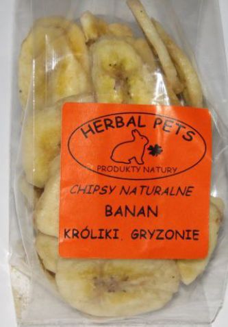 Herbal Pets CHIPSY BANANOWE 75g