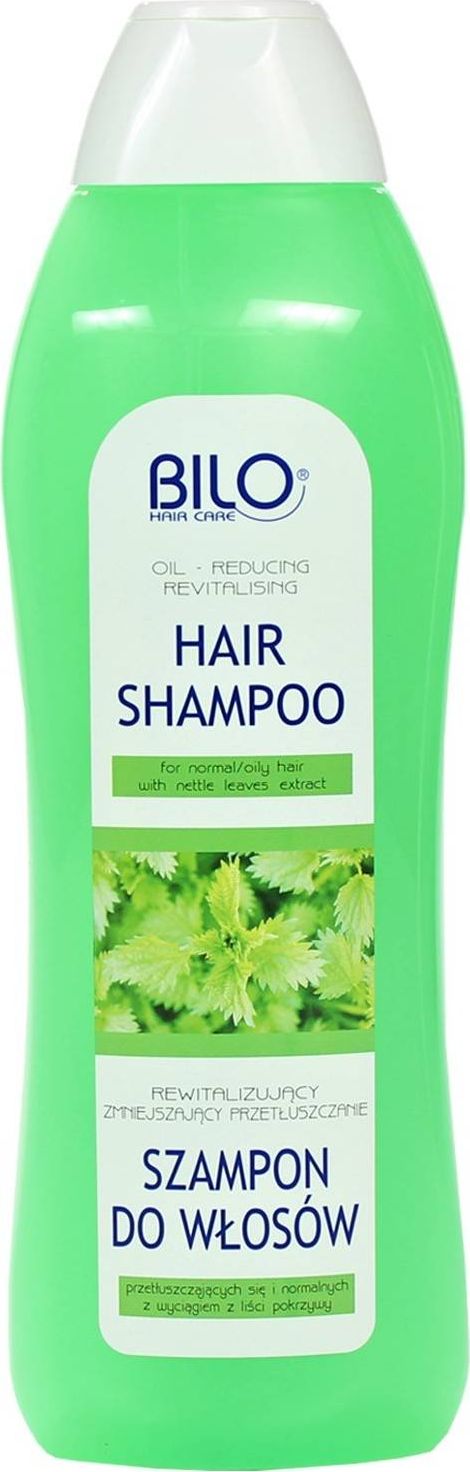 BluxCosmetics Rewitalizujący i zmniejszający przetłuszczanie szampon do włosów przetłuszczających się i normalnych z wyciągiem z liści pokrzywy 1L