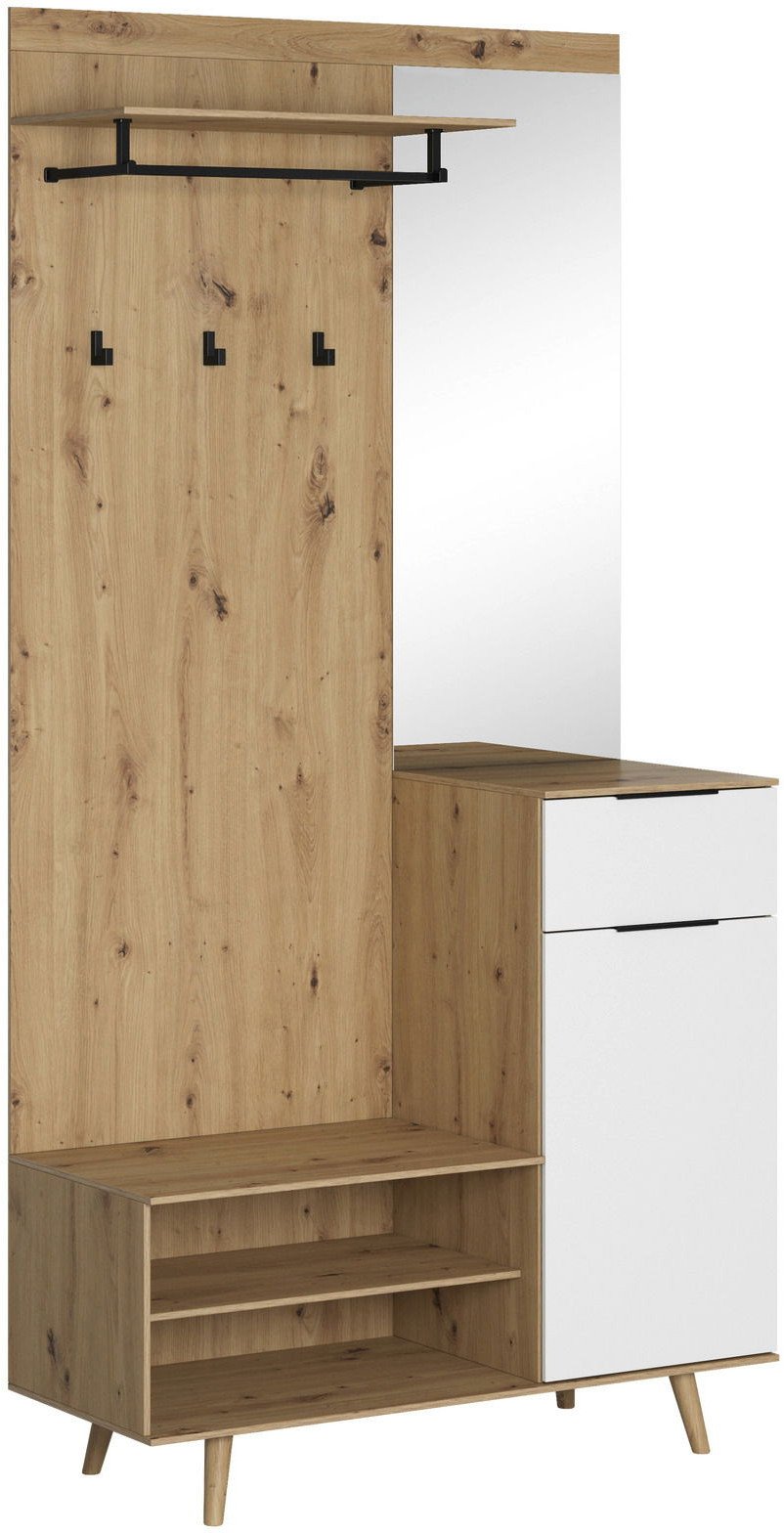 NORDIC B PRZEDPOKÓJ DĄB ARTISAN/BIAŁY