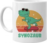 Koszulkowy Synozaur - kubek na prezent dla syna