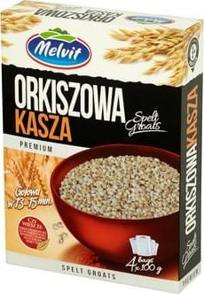 Melvit Melvit Kasza orkiszowa 4x100g