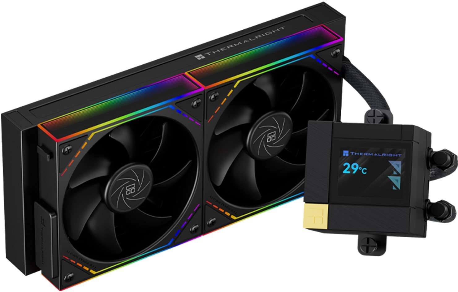 Chłodzenie wodne Thermalright Core Matrix 240 Vision ARGB Black