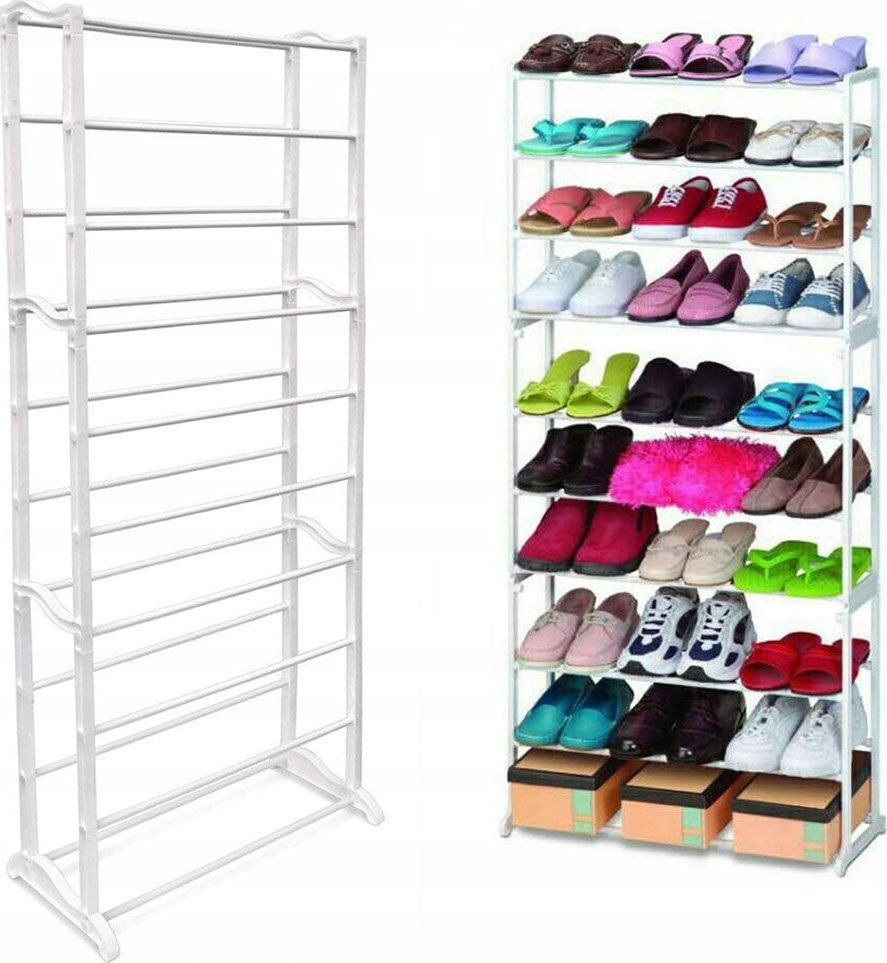 Verk PÓŁKA NA BUTY OBUWIE METALOWA 30 PAR SZAFKA REGAŁ