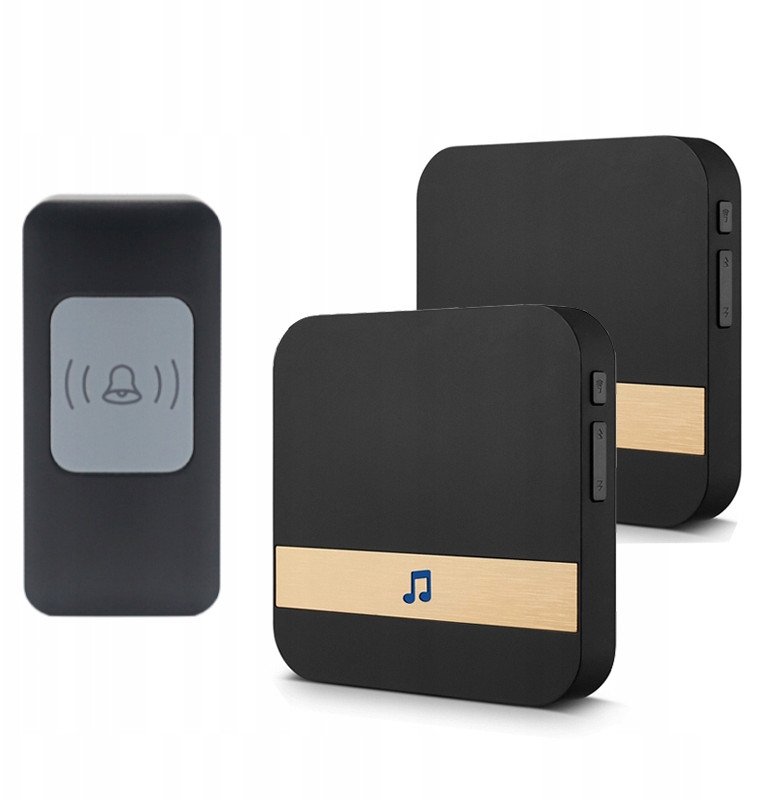 Dzwonek bezprzewodowy do drzwi + 2xOdbiornik 300m