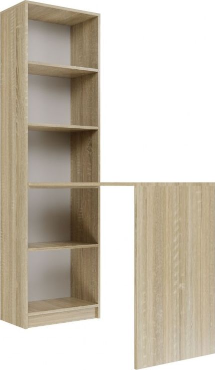 Biurko Topeshop R50 Brązowe 125 cm x 50 cm