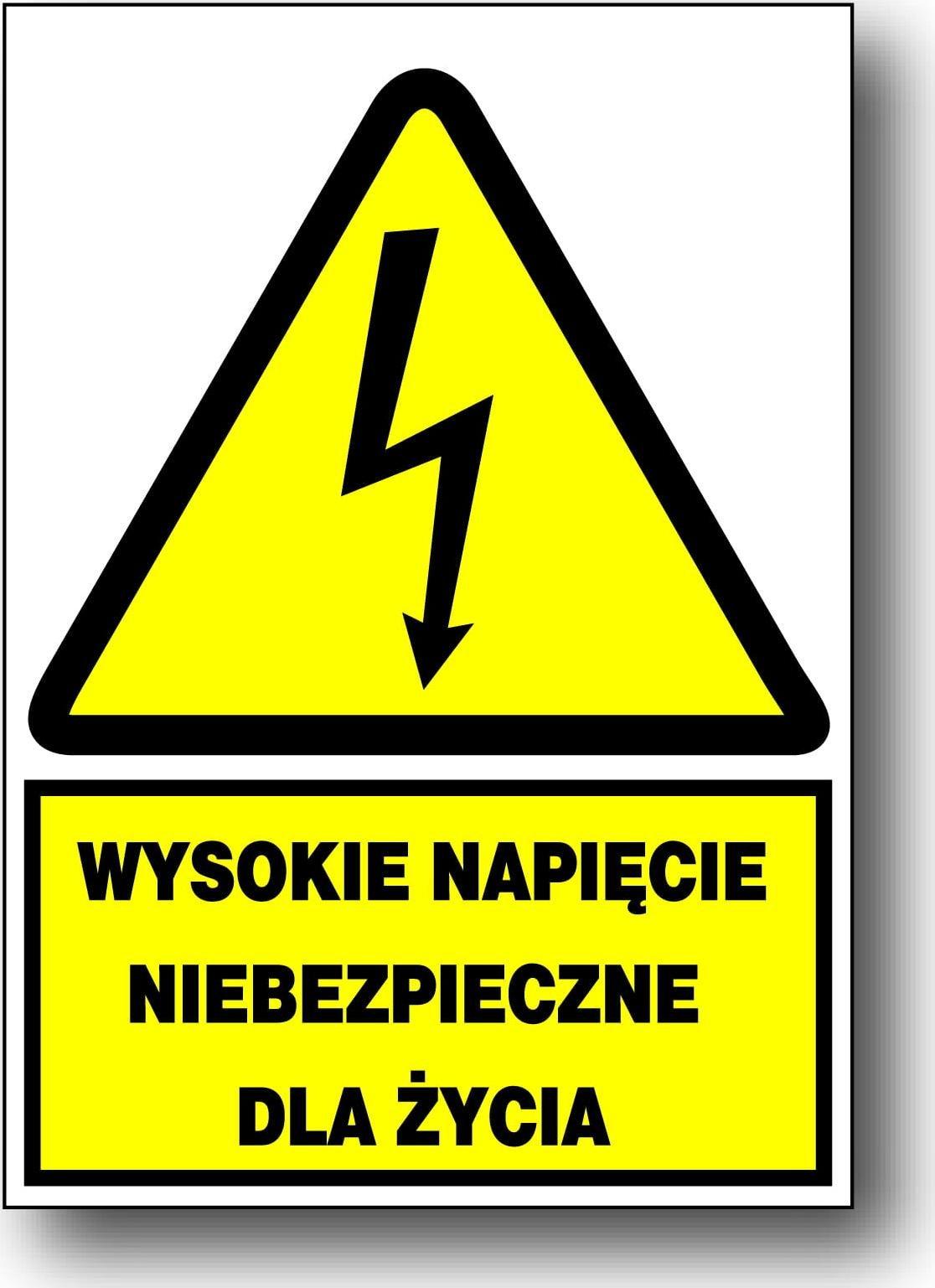 Mój dom Zeo/A-3 Wysokie Napięcie Niebezpieczne Dla Życia