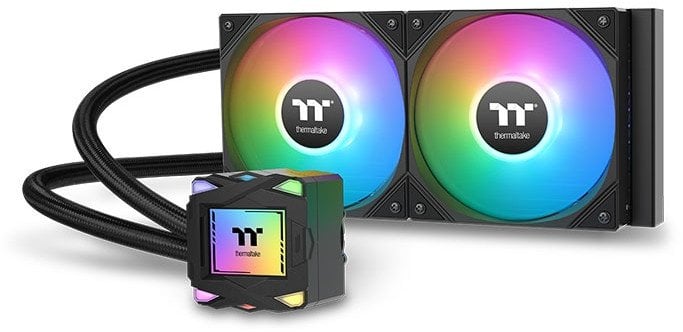 Thermaltake LA240 ARGB Płyta główna Zestaw do chłodzenia płynami 12 cm Czarny 1 szt.