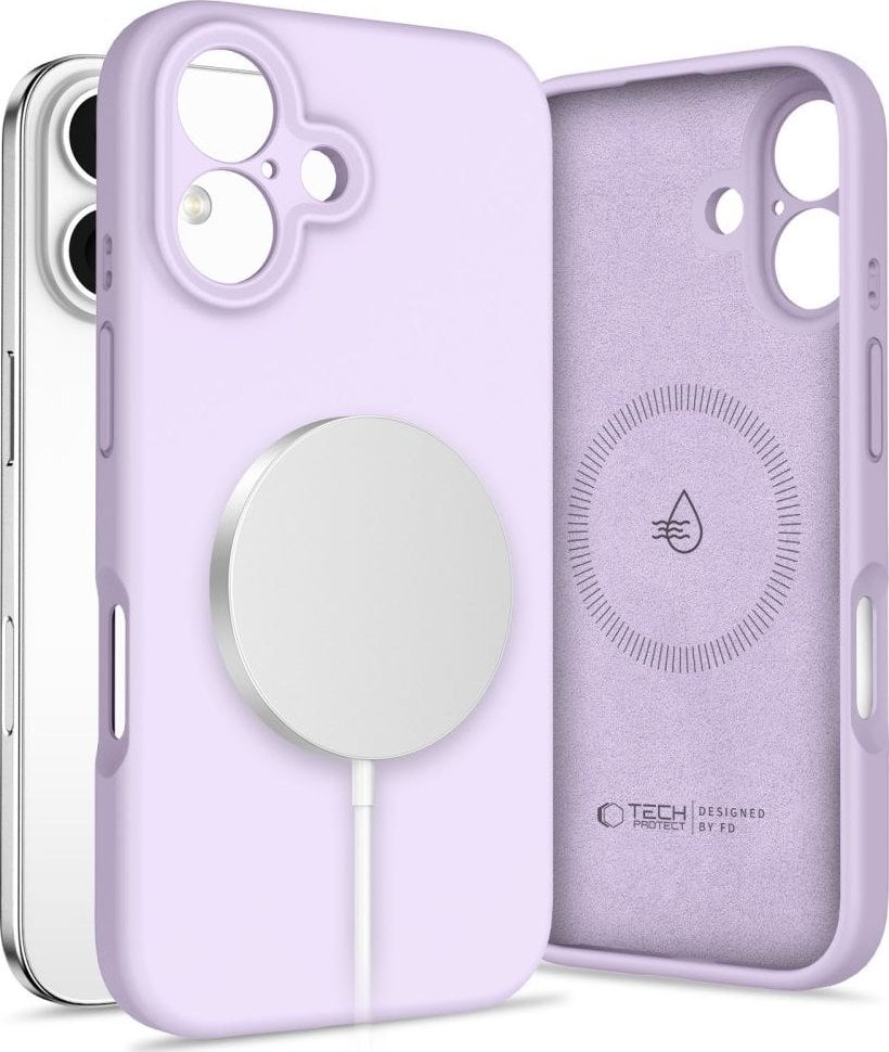 TECH-PROTECT LIQUID SILICONE MAGSAFE IPHONE 16 MAUVE