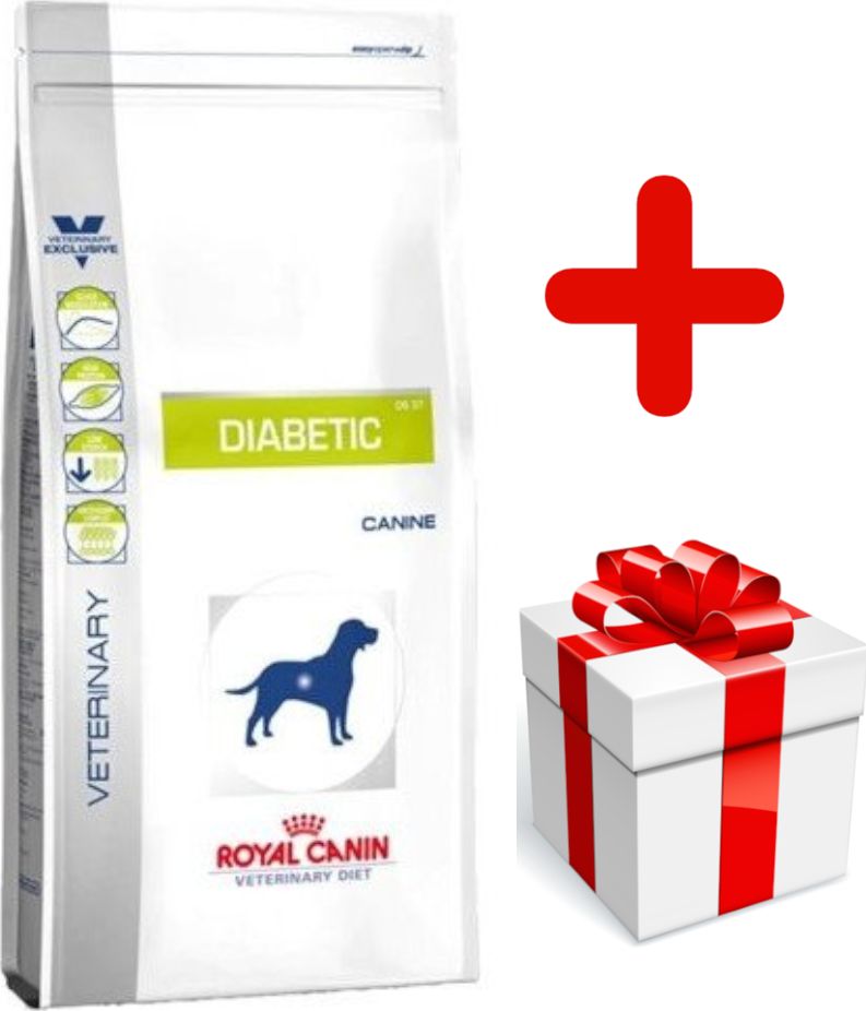 Royal Canin ROYAL CANIN Diabetic DS 37 12kg + niespodzianka dla psa GRATIS!