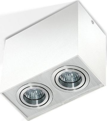 Lampa sufitowa Azzardo Lampa natynkowa prostokątna biała AZzardo ELOY 2 AZ1354