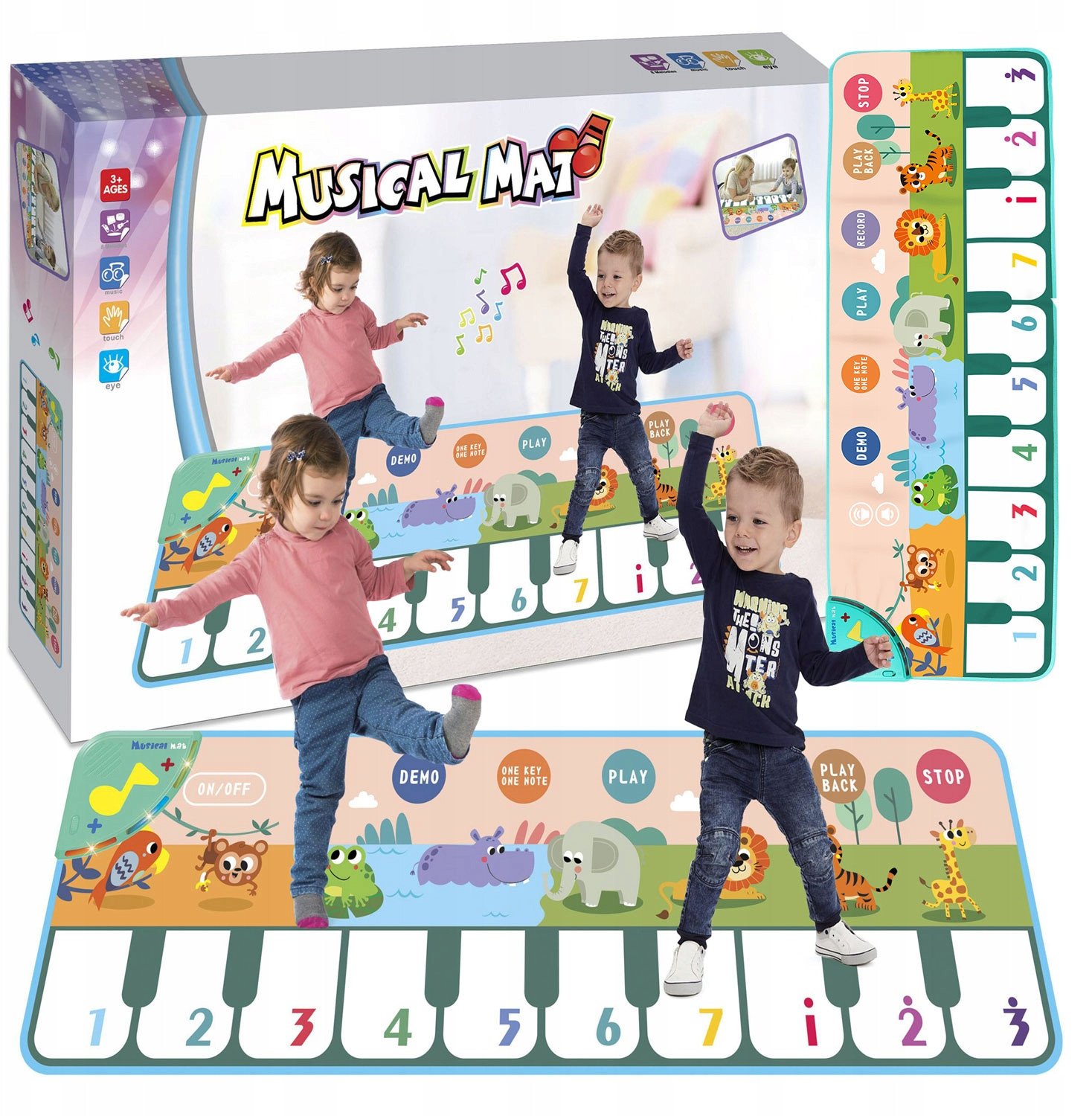 Duża Mata Do Tańca Tańczenia Muzyczna Taneczna Gra