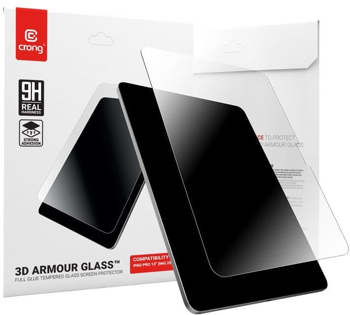 Crong 3D Armour Glass Szkło hartowane iPad Pro 13" M4 (2024)