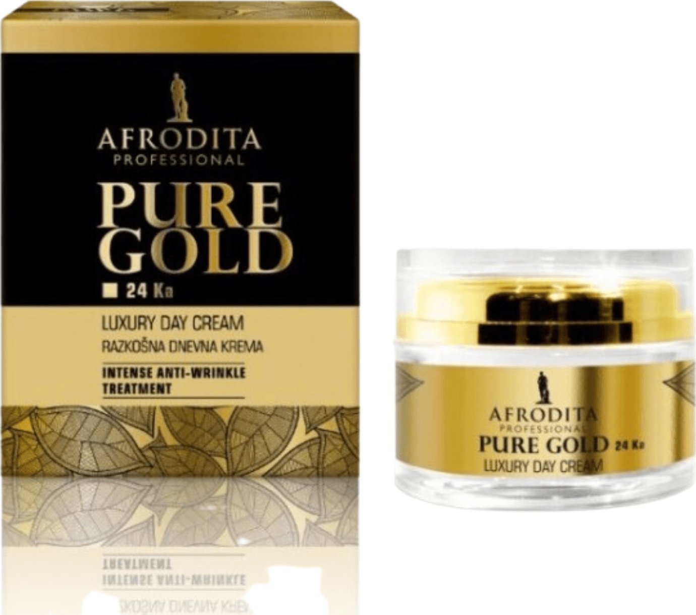 Afrodita Pure Gold 24 Ka Luksusowy Krem na Dzień