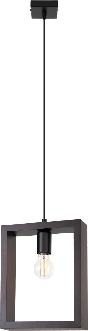 Lampa wisząca Sollux Lighting SOLLUX Lampa wisząca ARIES wenge 1 x E27 SL.1311