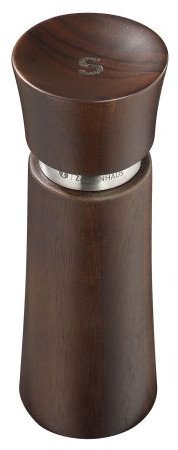 Młynek do przypraw Zassenhaus Młynek do soli Wiesbaden, drewno akacji, średnica 5,5 x 17 cm