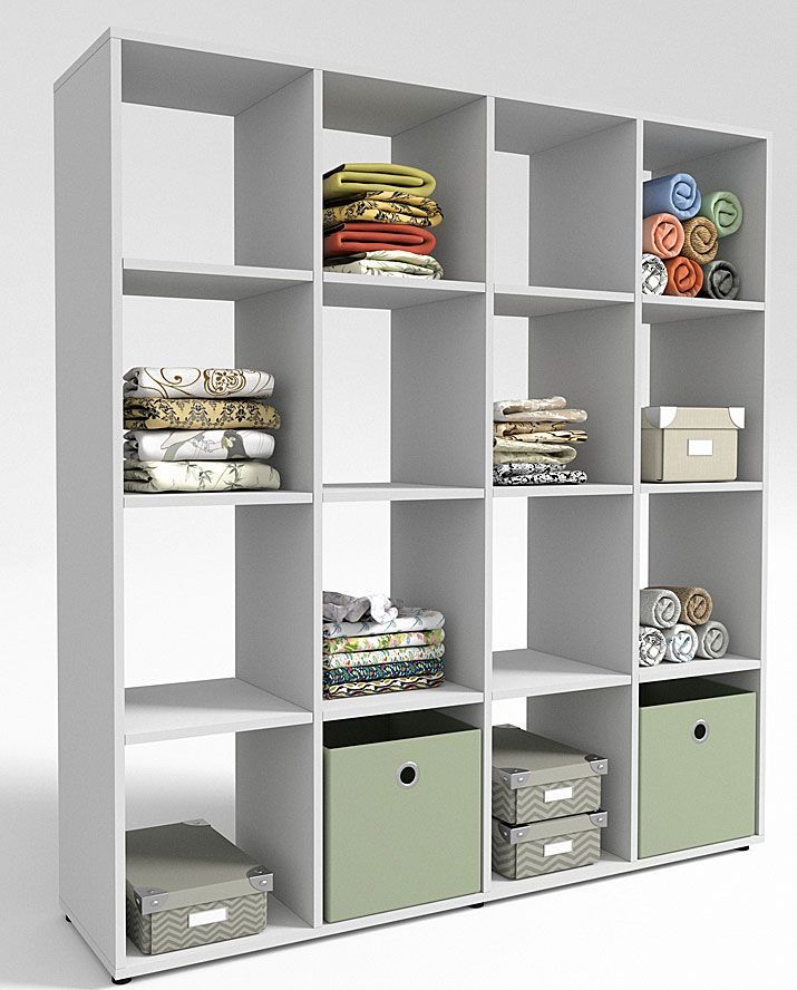 Elior Regał na ubrania Maleo 3X - biały