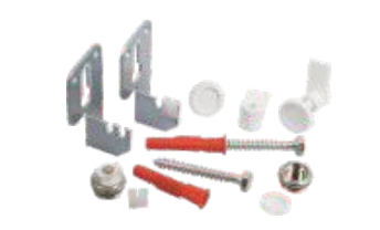 Gorgiel Zestaw mocujący do grzejników płytowych Typ D-110 z korkiem i odpowietrznikiem (1021120210)