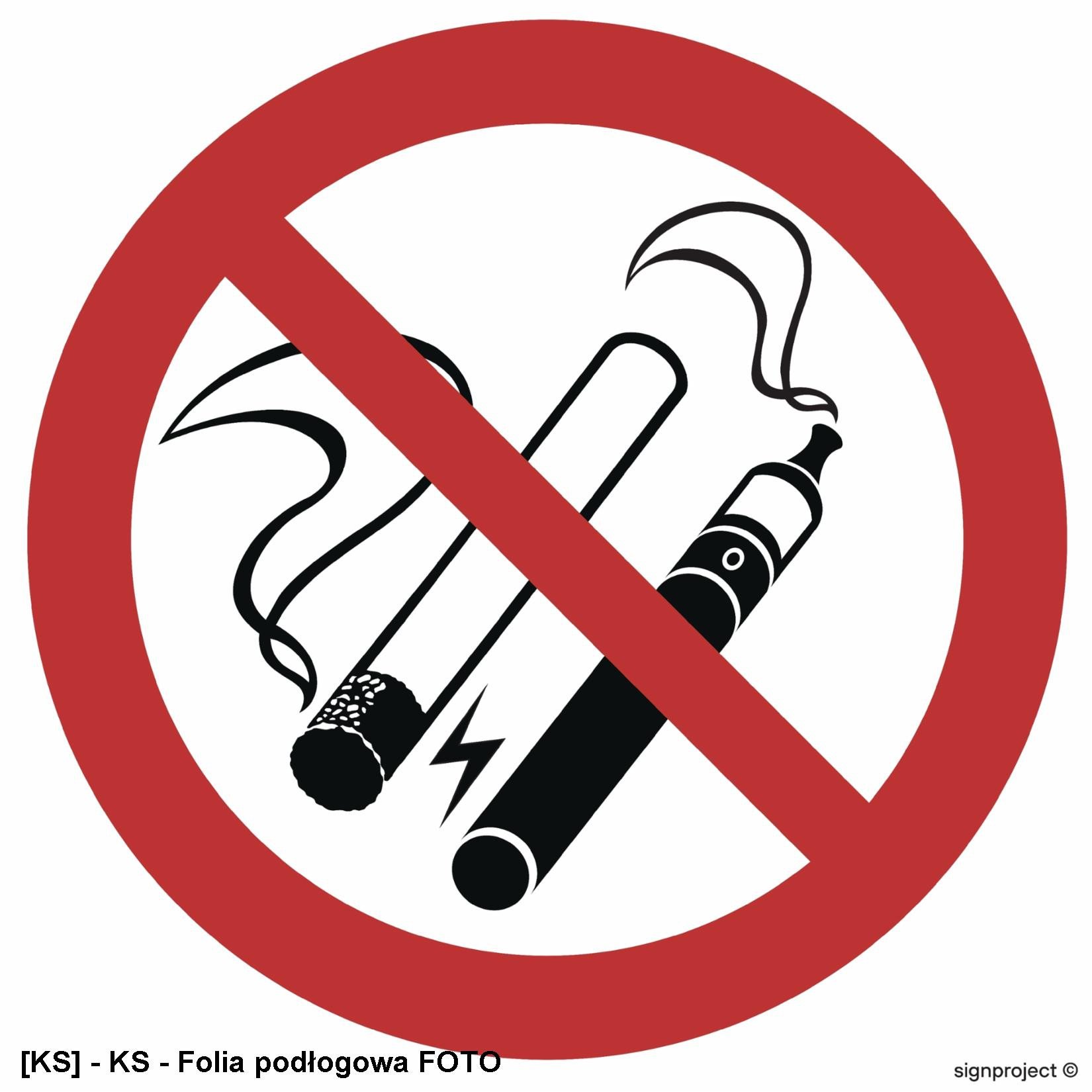 GB058 - Zakaz palenia tytoniu i papierosów elektronicznych 150x150