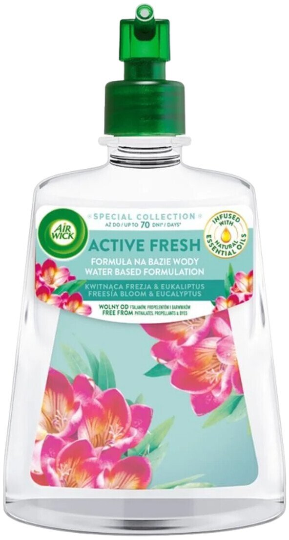 Air Wick Active Fresh odświeżacz wkład Kwitnąca Frezja & Eukaliptus 228ml