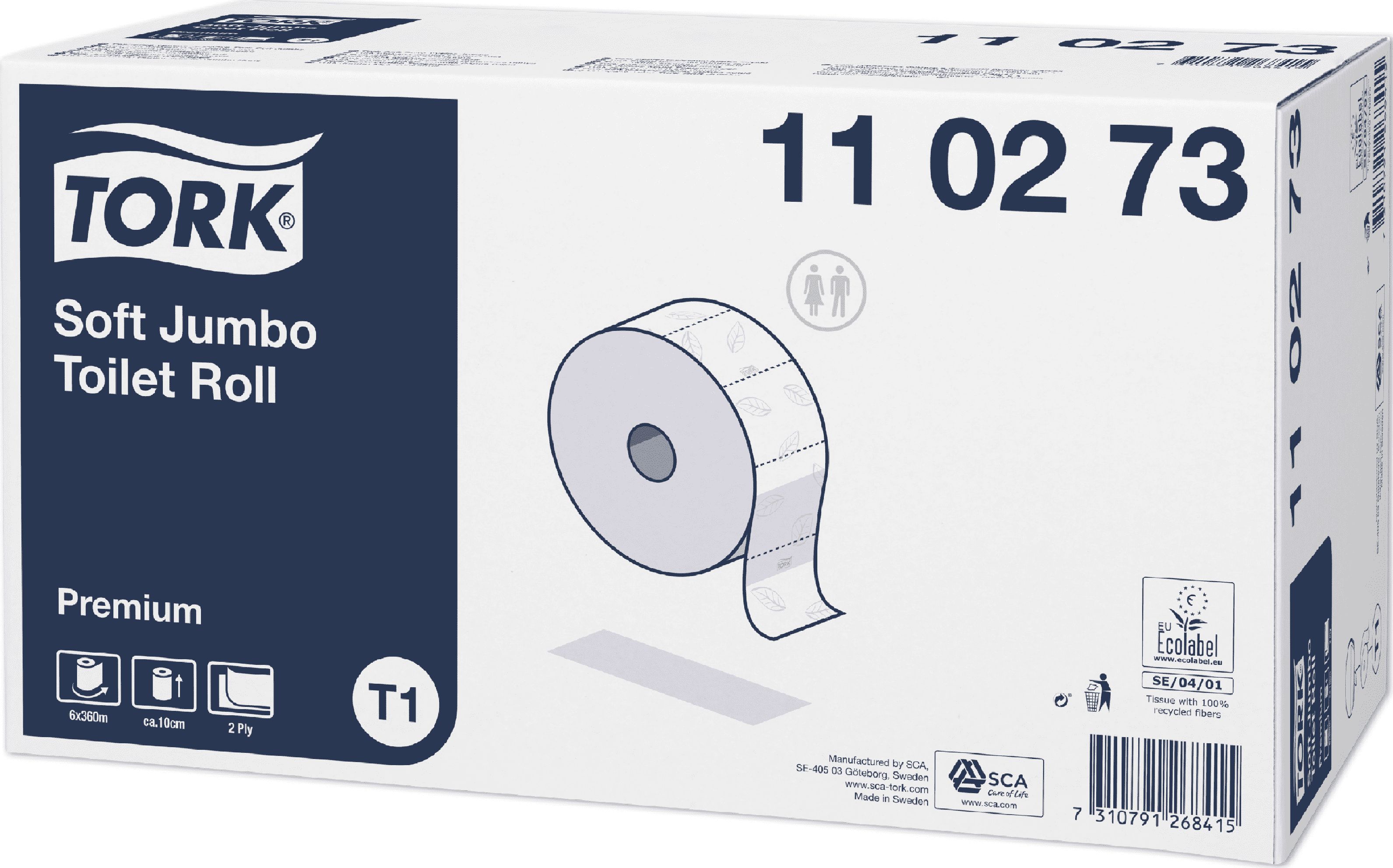Tork Papier toaletowy Jumbo biały