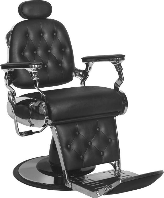 Gabbiano GABBIANO FOTEL BARBERSKI FRANCESCO CZARNY