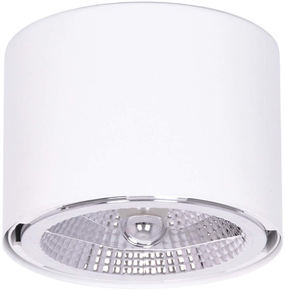 Minimalistyczny spot Horn K-5133 Kaja do kuchni metalowy biały