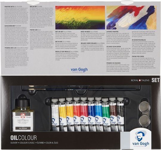 Artequipment TALENS VAN GOGH OIL ZESTAW 10X20ML + AKCESORIA uniw