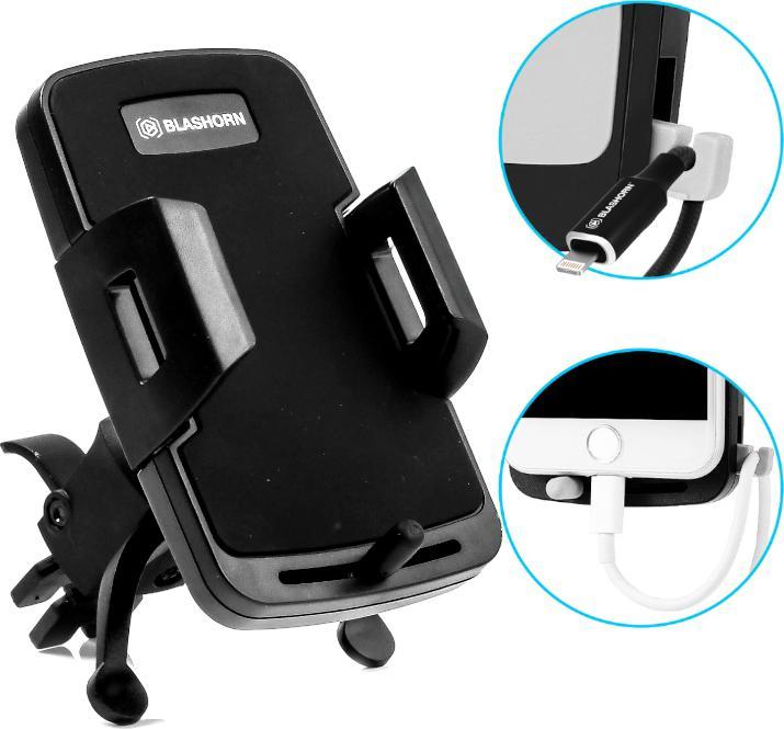 Blashorn Uchwyt Na Telefon do Samochodu Samochodowy Na Kratkę wentylacyjną zaciskowy