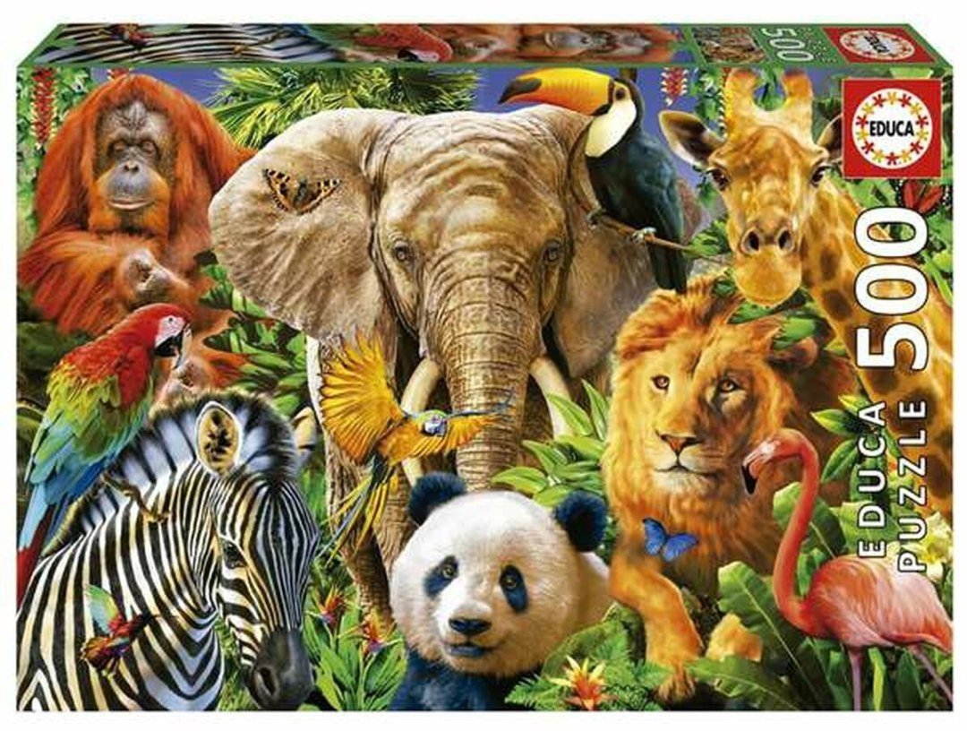 Puzzle Zwierzęta Educa 500 Części
