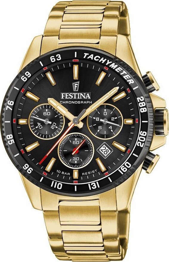 Zegarek Festina Zegarek męski Festina F20634-5 złoty
