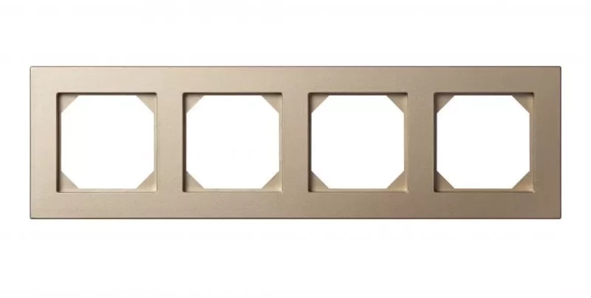 FRAME LIREGUS EPSILON 4-GANG CHAMP.