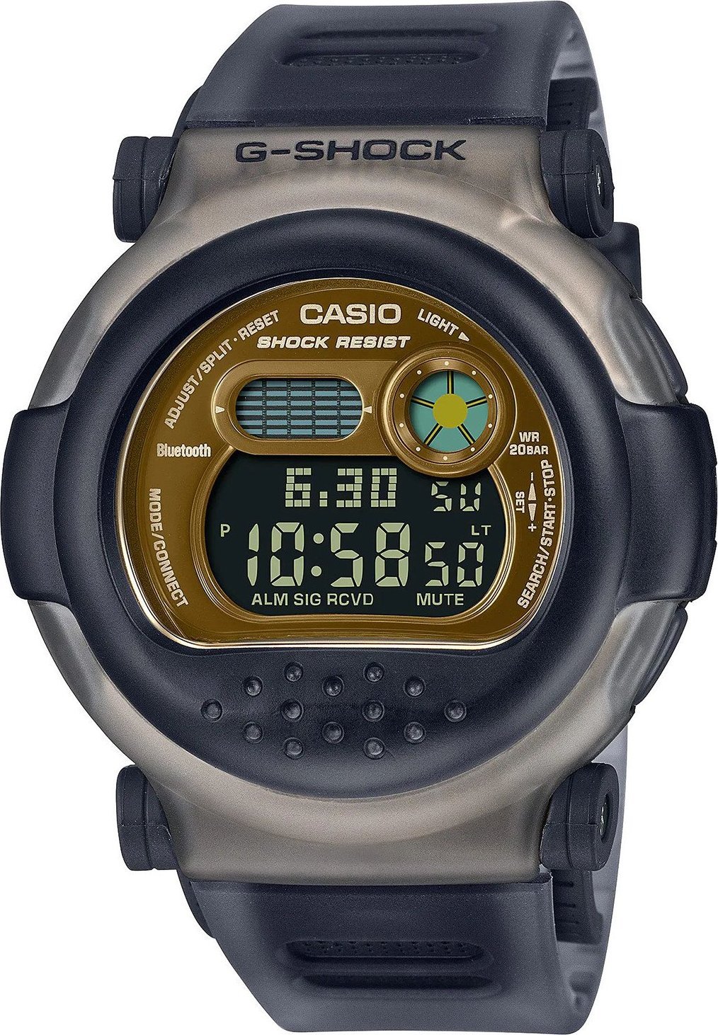 Zegarek G-SHOCK Casio G-Shock G-B001MVB-8ER BLUETOOTH 200m szary