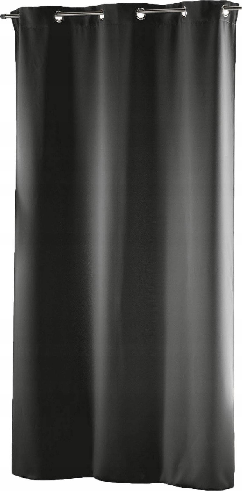 Douceur d`Interieur Zasłona zaciemniająca czarna, 140 x 240 cm, gładka