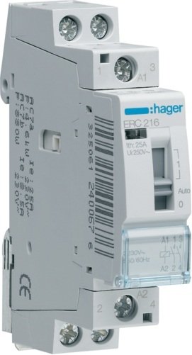 Hager Przekaźnik instalacyjny 16A 2Z 0R 230V AC ERC216
